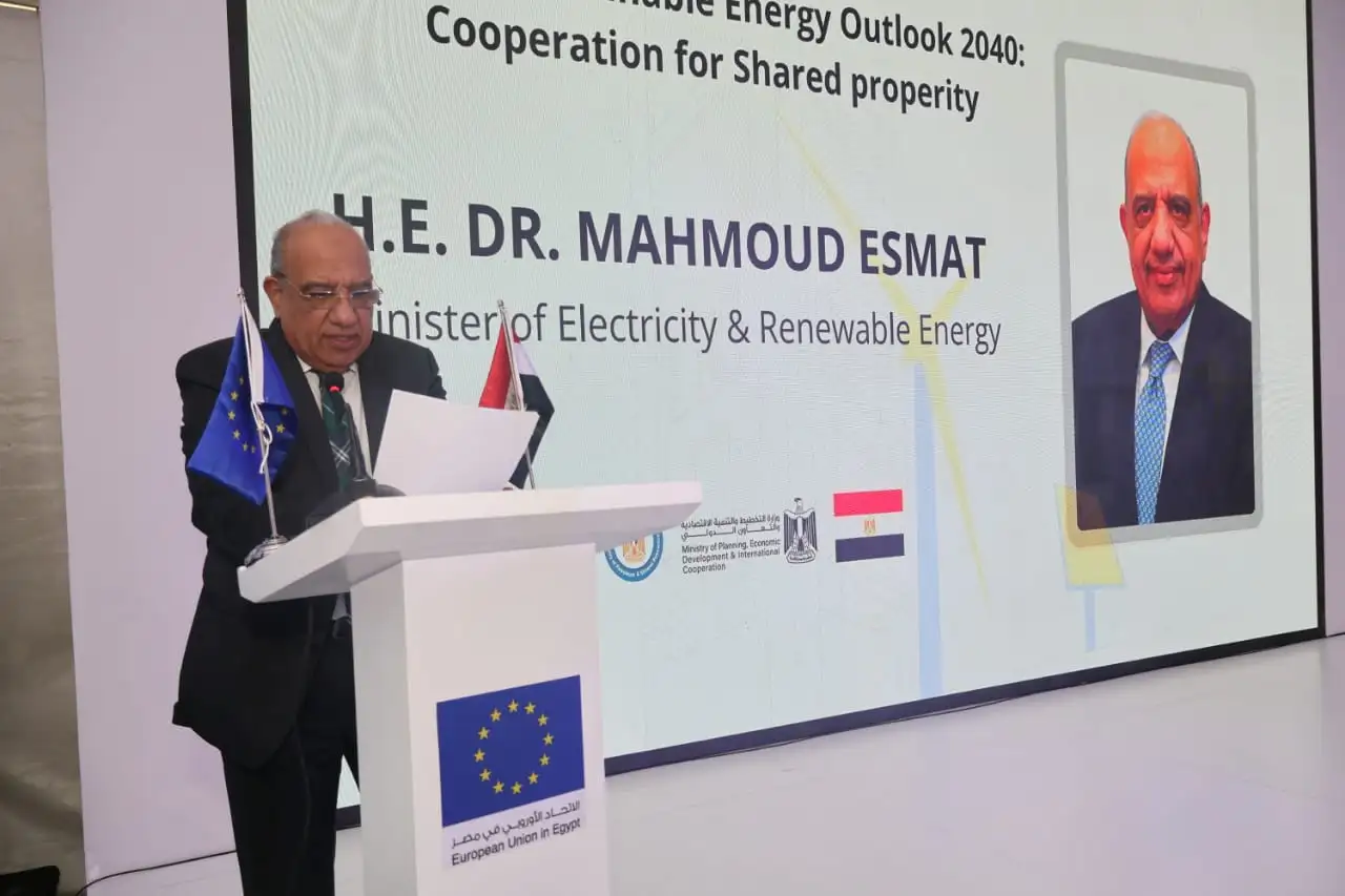 في كلمته خلال افتتاح مؤتمر مصر والاتحاد الأوروبي للطاقة ''وزير الكهرباء'': التحول العالمي في أنظمة الطاقة واقعاً .. ونعمل لتحقيق اقتصاد مستدام