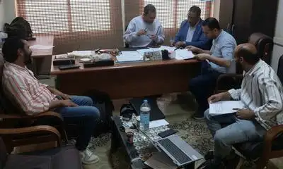 'نقل الكهرباء' تعقد اجتماعاً مع ممثلي 'XD EGEMAC' و 'حسن علام' لمتابعة سير العمل بمحطتي محولات 'ملوي الجديدة' و إطلاق التيار لمحطة محولات 'دشلوط'