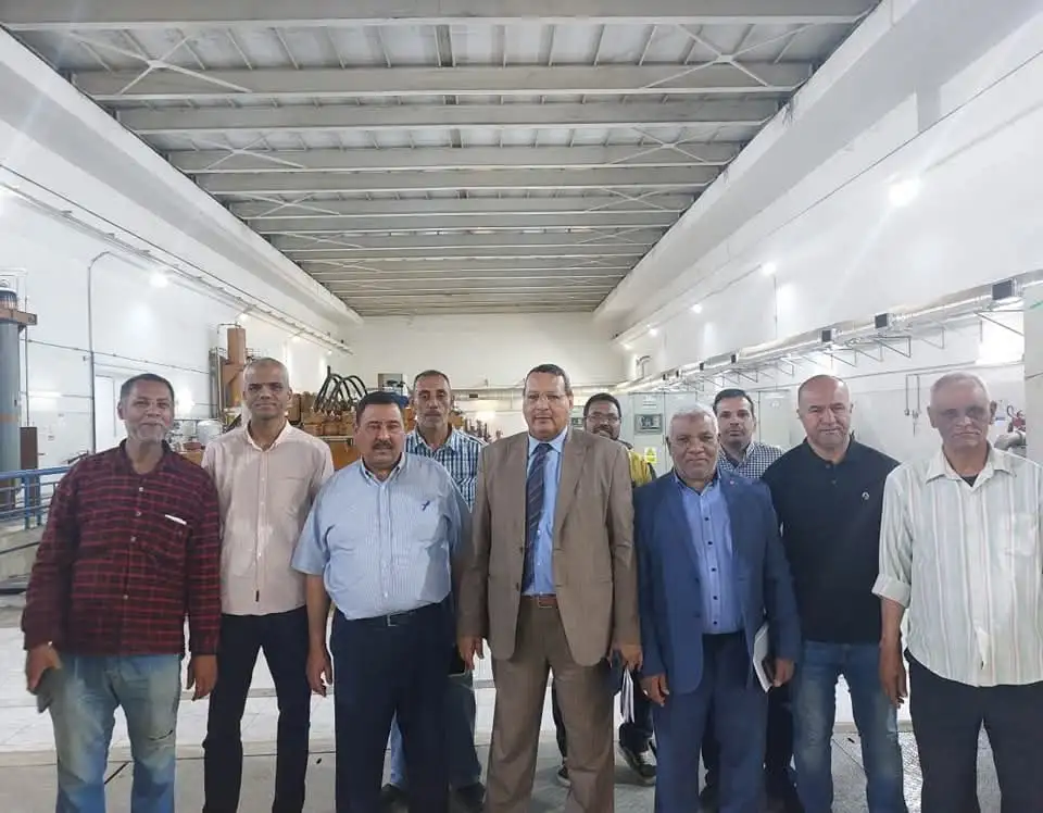 'رئيس المحطات المائية' يتفقد 'محطة توليد كهرباء نجع حمادي' لمتابعة سير العمل