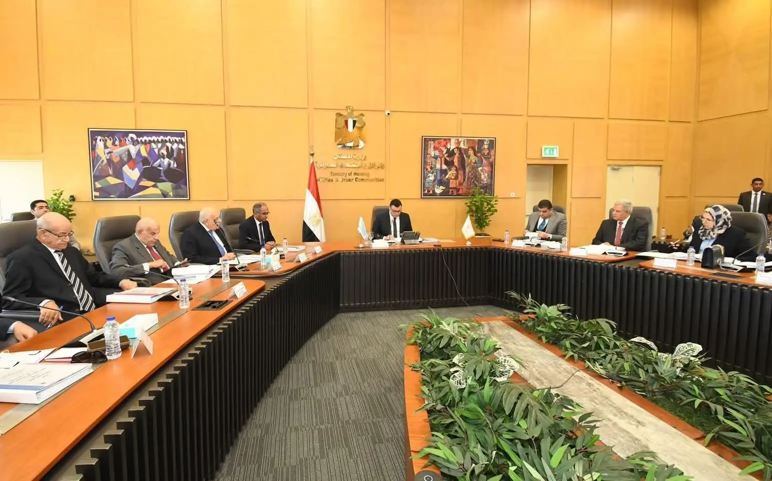 في جمعيتها العامة برئاسة 'وزير الإسكان' الشركة 'القابضة للمياه والصرف الصحي' تعتمد القوائم المالية للعام المالي 2023/2024